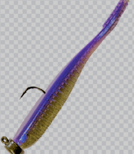 Image of a NED rig used for bass and other types of fishing